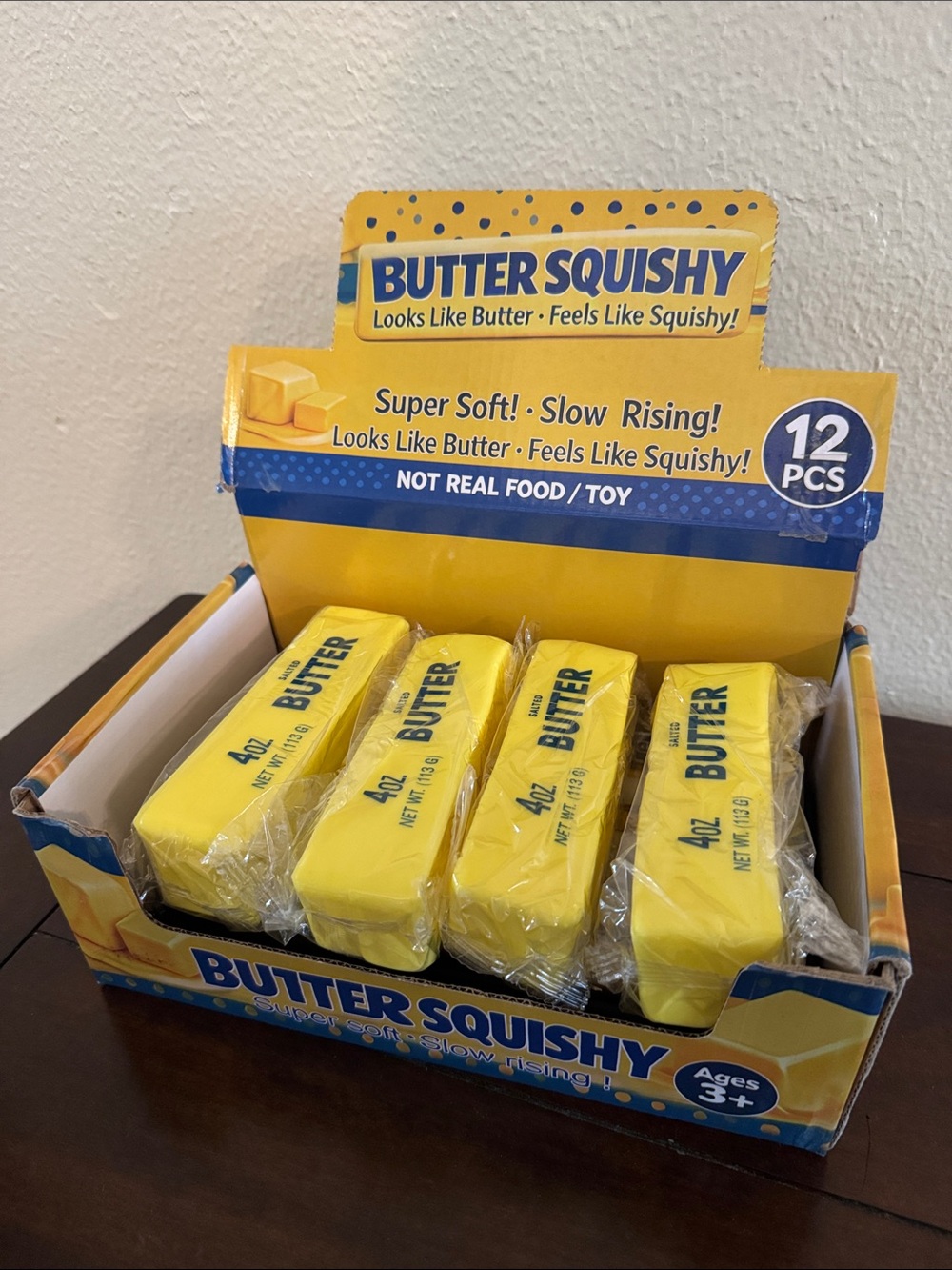 Butter Yellow Novelty Squishy Blocks